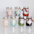 Customized 100% Essence Oil candle in glass holder